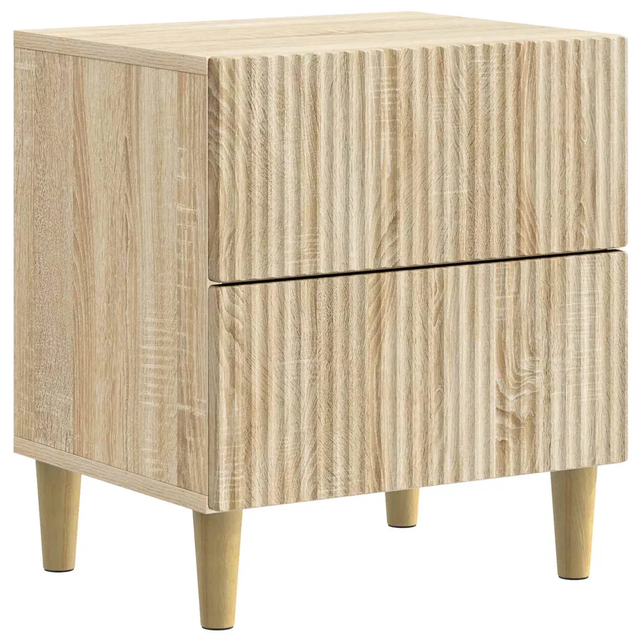 Cabinet de chevet 2 pcs Chêne Sonoma 43 x 34,5 x 48 cm - 5