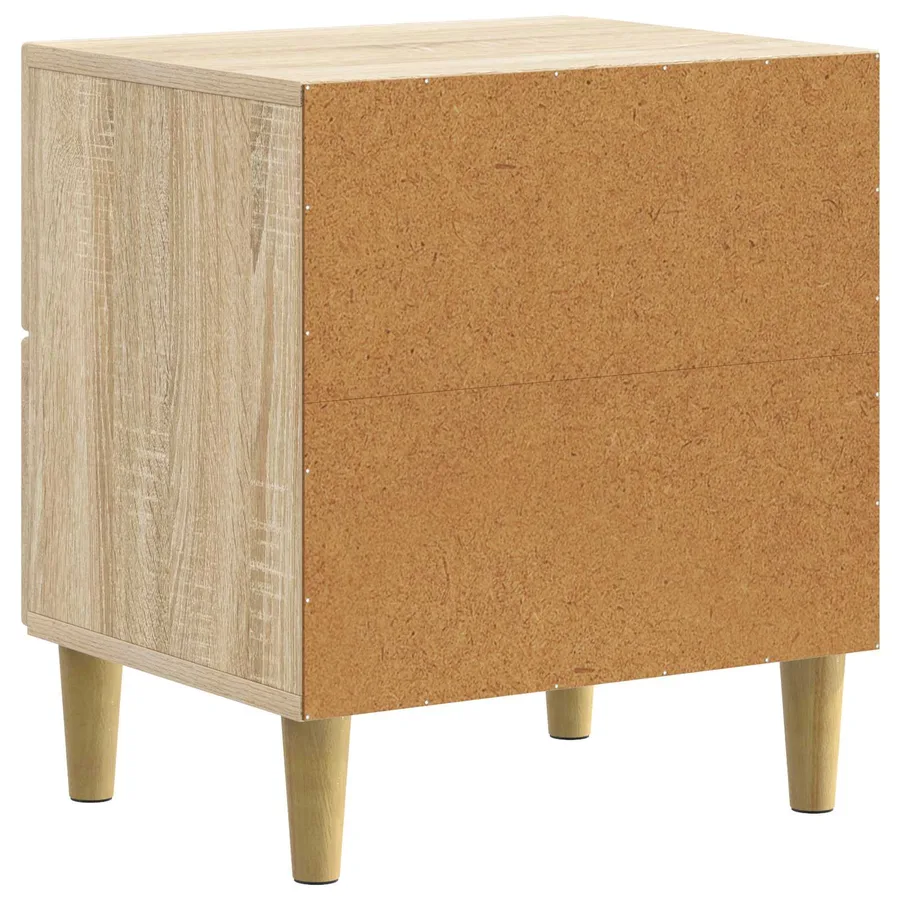Cabinet de chevet 2 pcs Chêne Sonoma 43 x 34,5 x 48 cm - 9