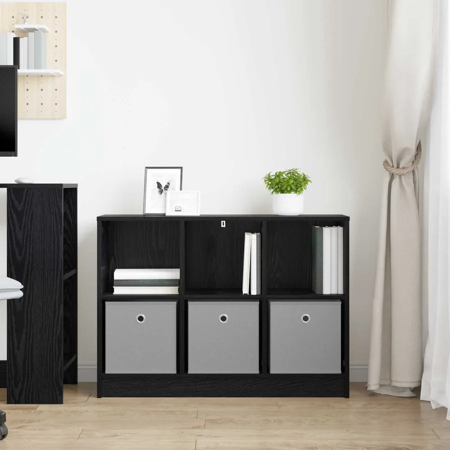 Buffet avec tiroir Chêne noir 88,5 x 27,5 x 63,5 cm - 4