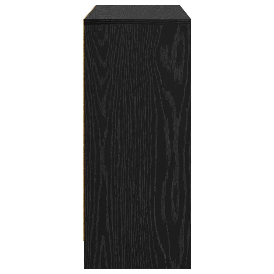 Buffet avec tiroir Chêne noir 88,5 x 27,5 x 63,5 cm - 7
