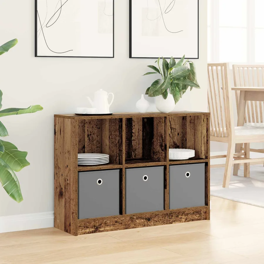 Buffet avec tiroir Bois ancien 88,5 x 27,5 x 63,5 cm