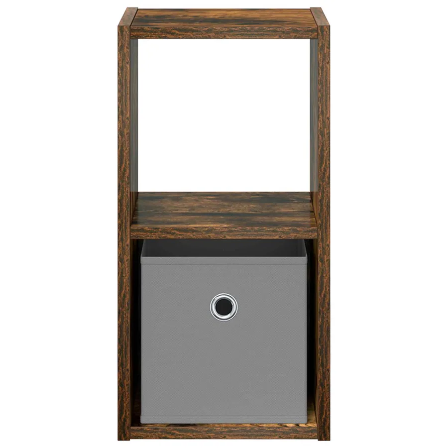 Table de chevet avec tiroir Chêne fumé 25,5 x 22 x 49,5 cm - 6
