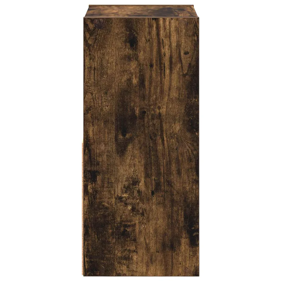 Table de chevet avec tiroir Chêne fumé 25,5 x 22 x 49,5 cm - 7