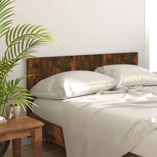 Headboard Smoked Oak 160x1.5x80 cm Engineered Wood