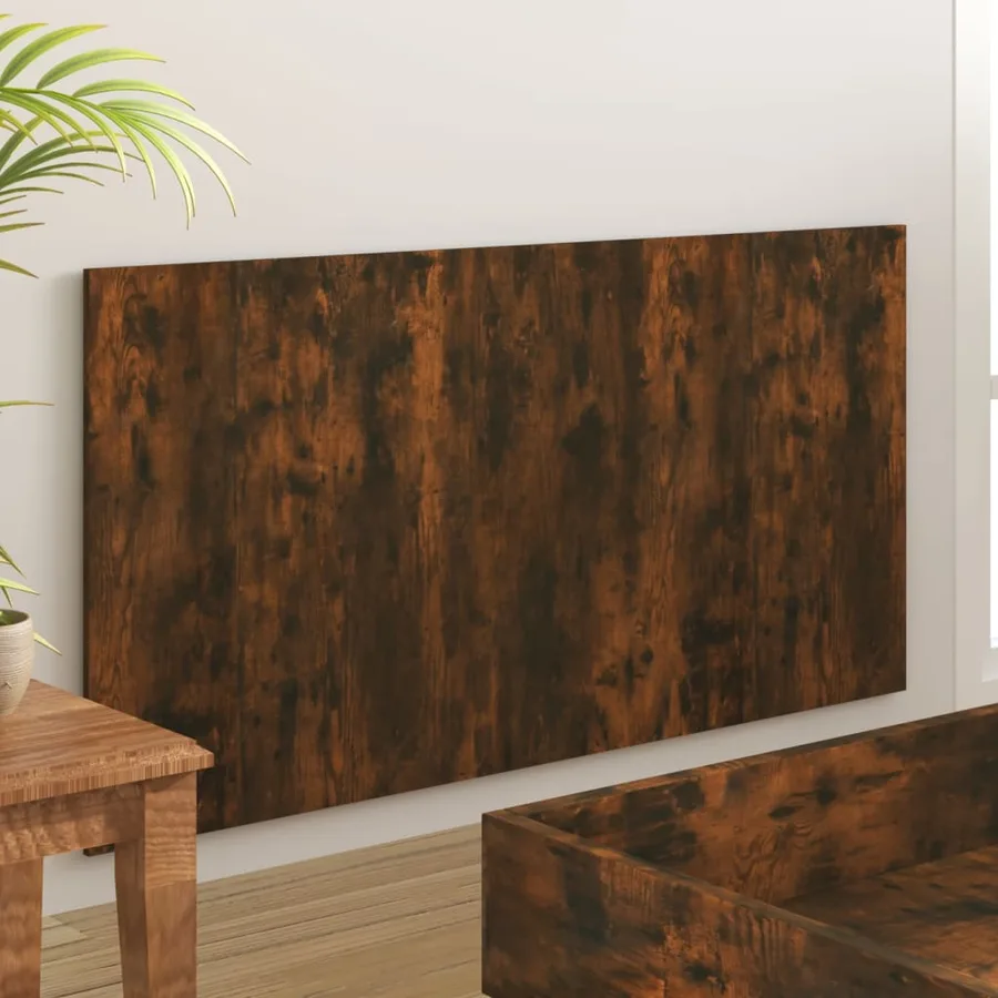 Headboard Smoked Oak 160x1.5x80 cm Engineered Wood - 4