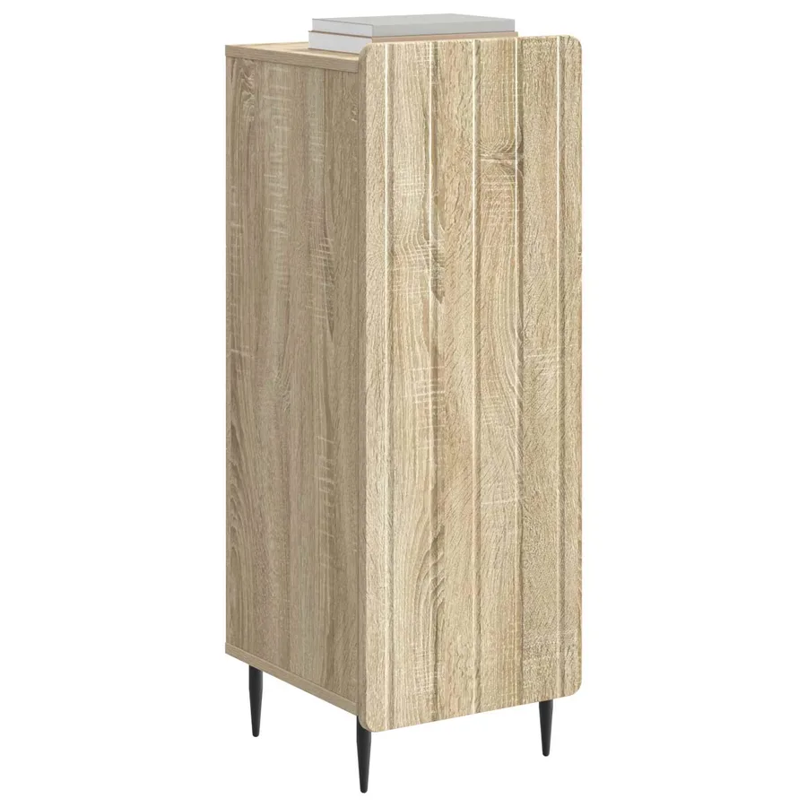 Buffet Chêne Sonoma 34,5 x 33 x 92 cm Bois d'ingénierie - 3
