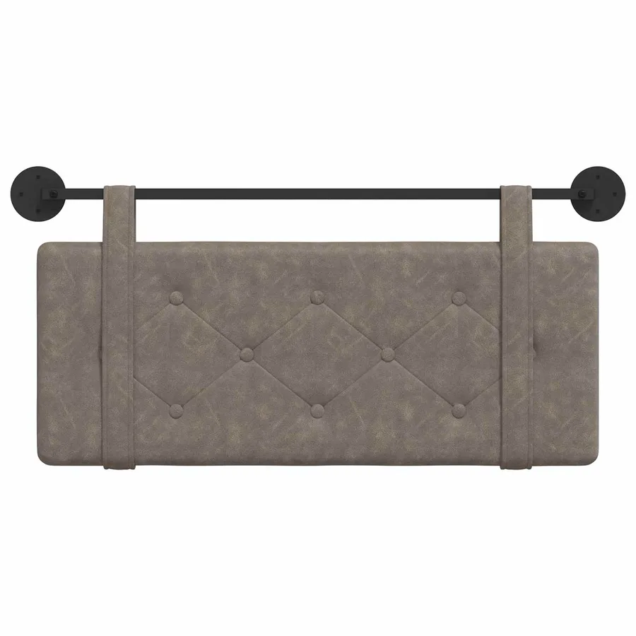 Tête de lit suspendue Gris PU antique - 5