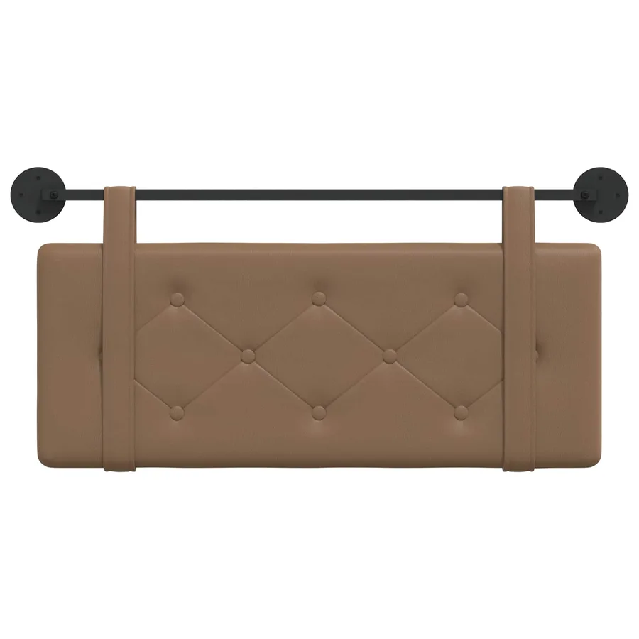 Tête de lit suspendue Cappuccino Simili cuir - 5