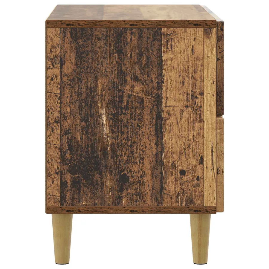 Cabinet de chevet avec tiroir Bois ancien 62 x 34,5 x 48 cm - 6