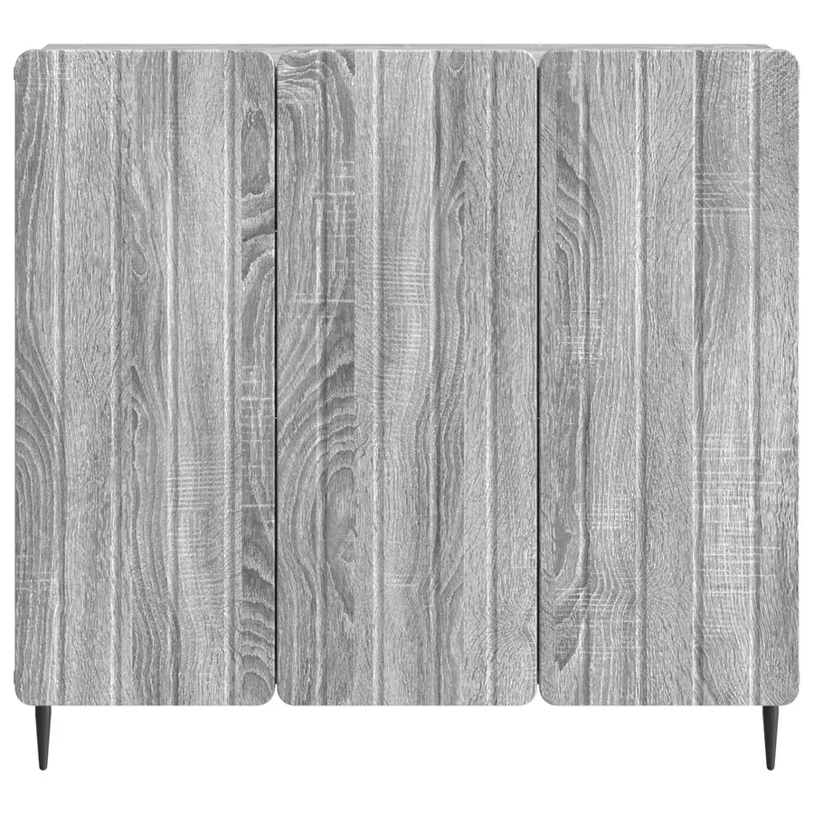 Buffet Sonoma gris 89 x 34,5 x 82 cm Bois d'ingénierie - 6