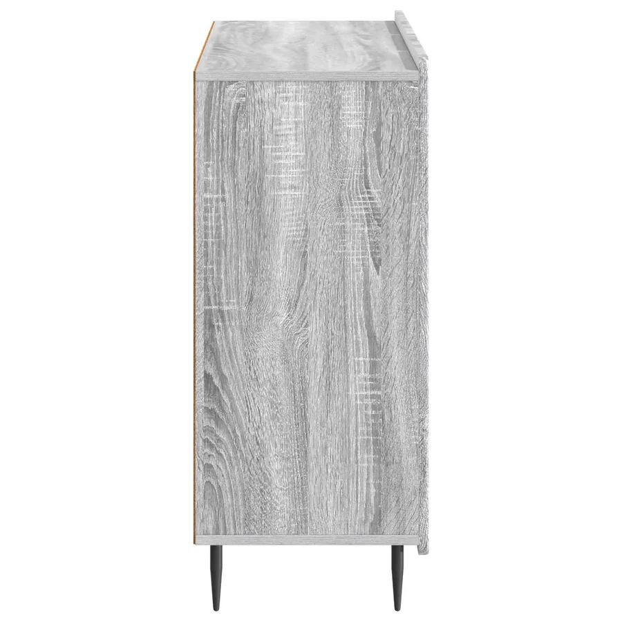 Buffet Sonoma gris 89 x 34,5 x 82 cm Bois d'ingénierie - 7