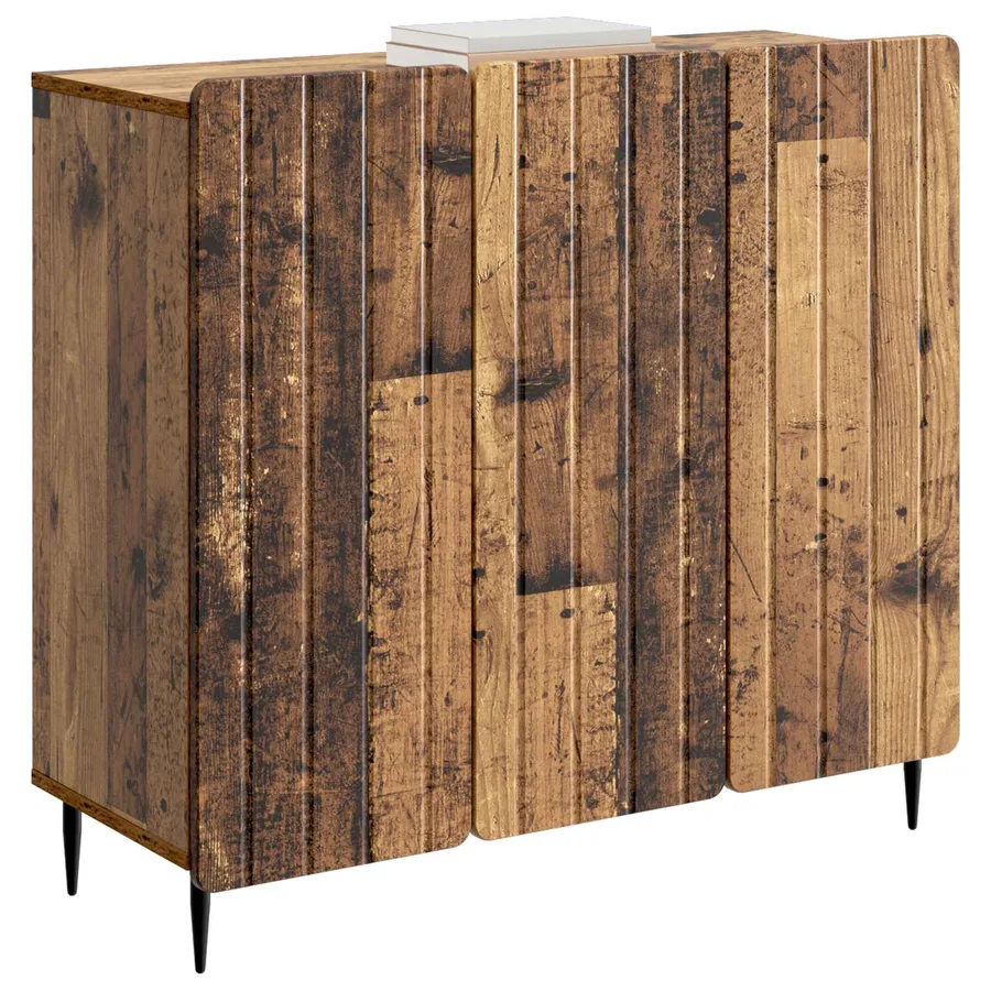 Buffet Bois ancien 89 x 34,5 x 82 cm Bois d'ingénierie - 3