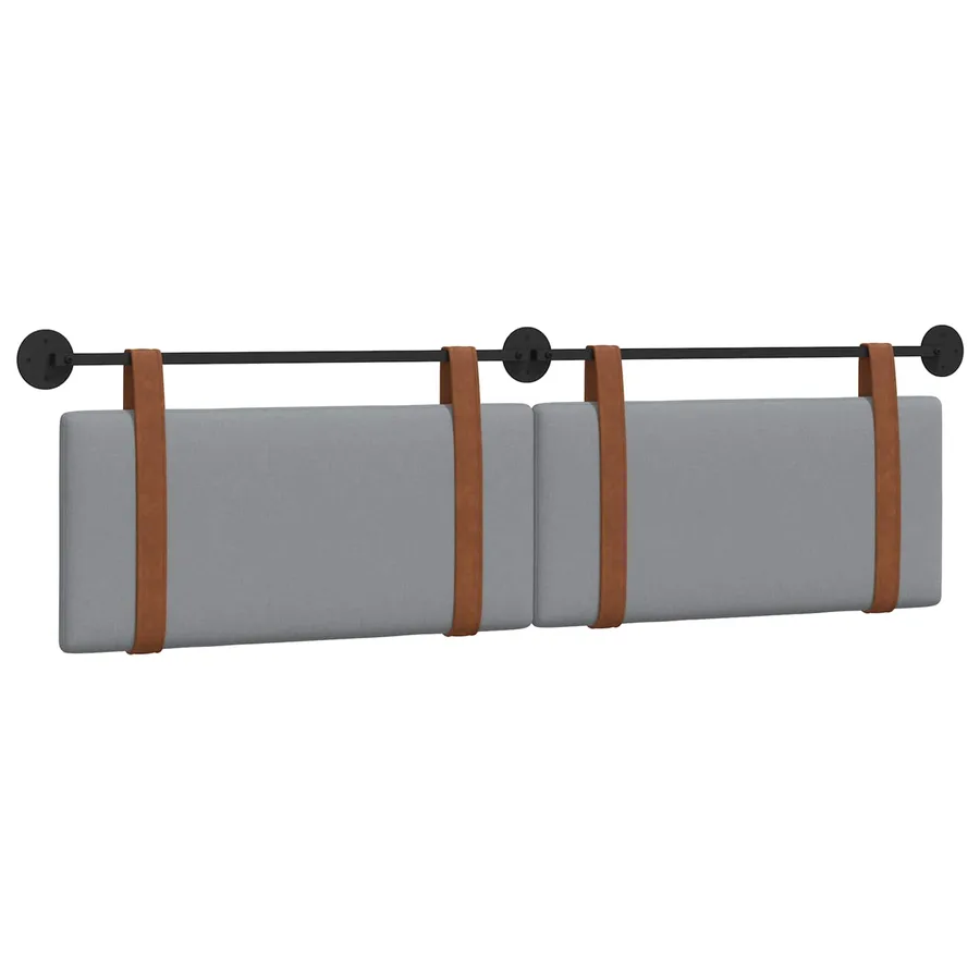 Tête de lit suspendue Gris clair PU antique - 2