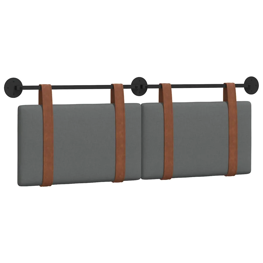 Tête de lit suspendue Gris foncé PU antique - 2