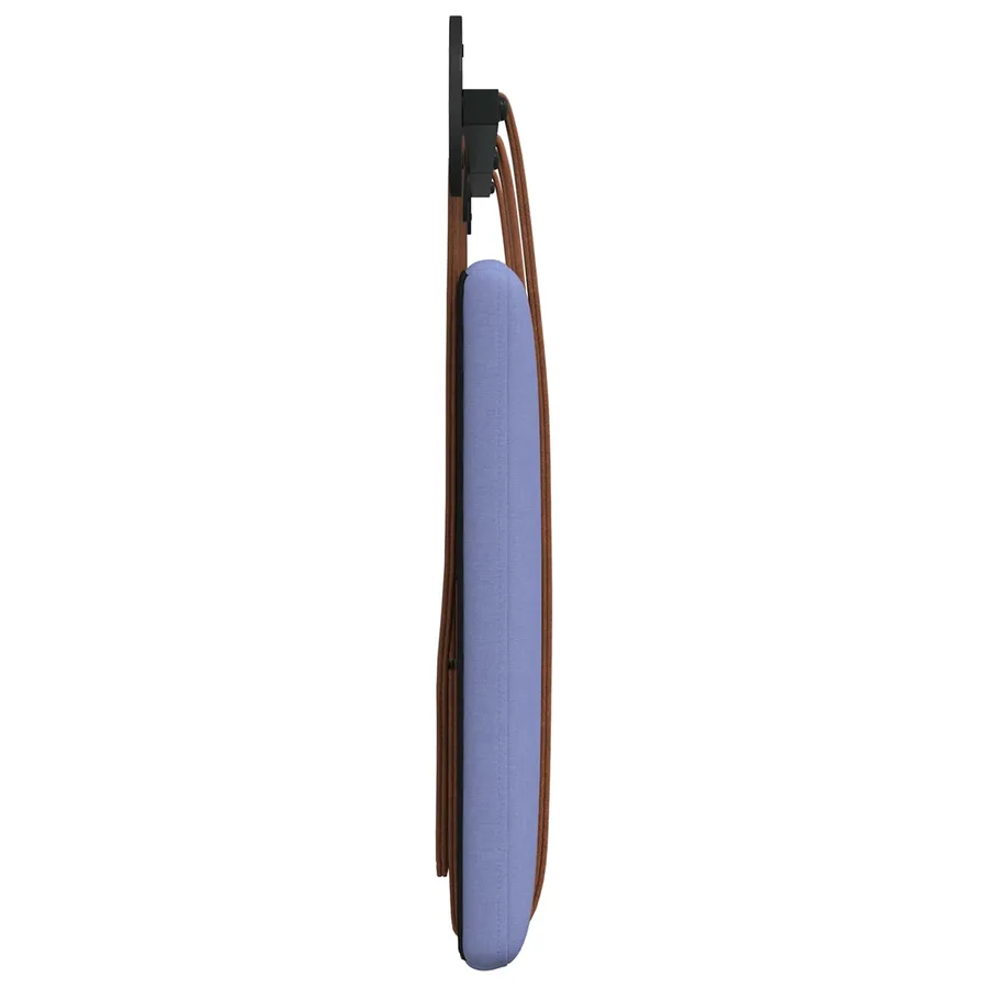 Tête de lit suspendue Bleu denim PU antique - 6