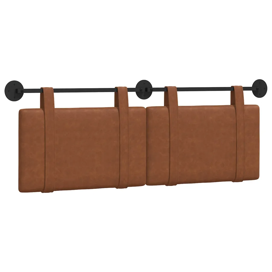 Tête de lit suspendue Marron PU antique - 2