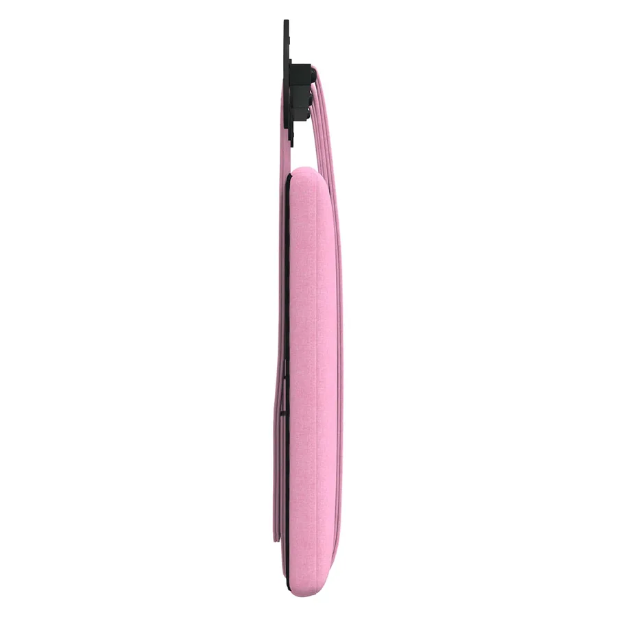 Tête de lit suspendue Rose tissu - 6