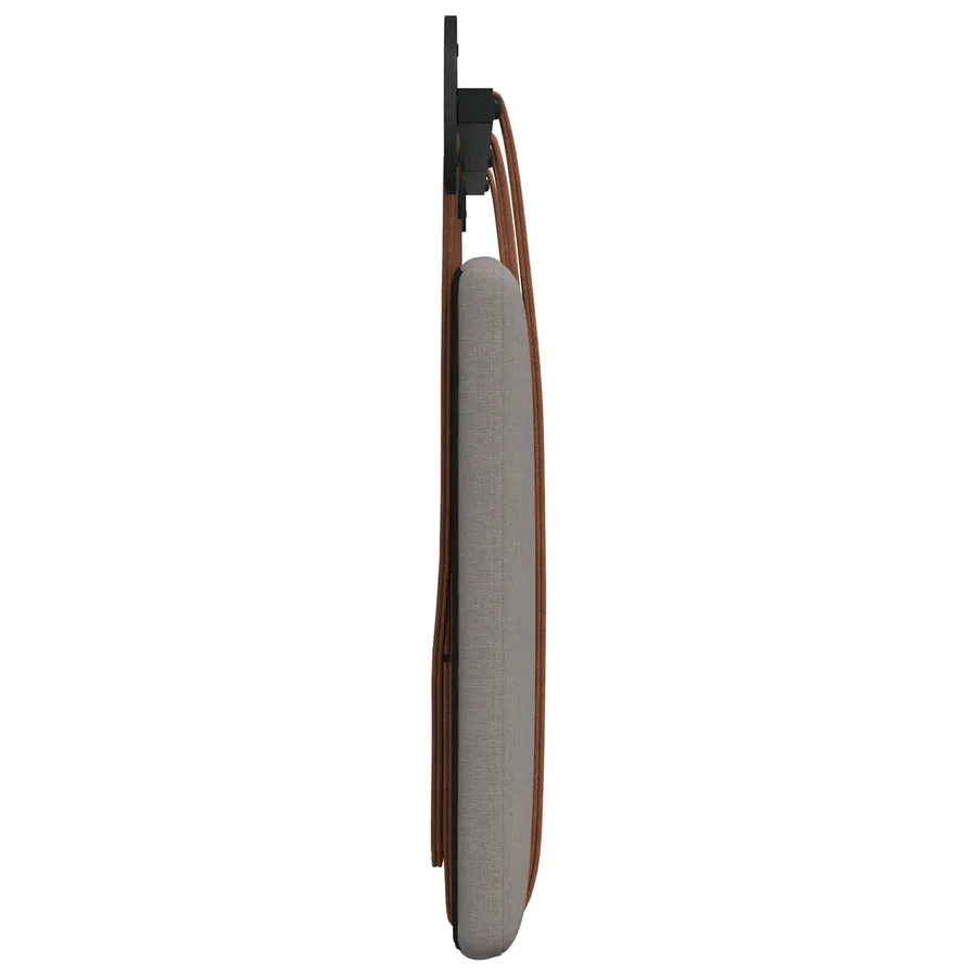 Tête de lit suspendue Taupe PU antique - 6