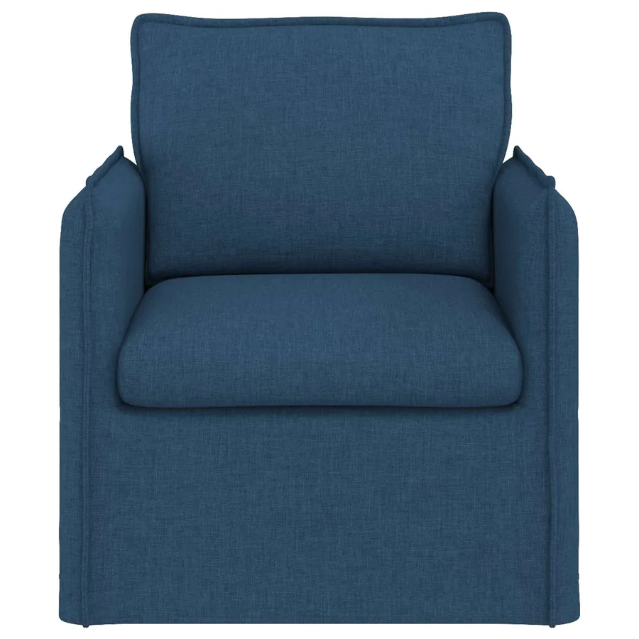 Canapé Bleu 75 x 82 x 85 cm tissu - 4