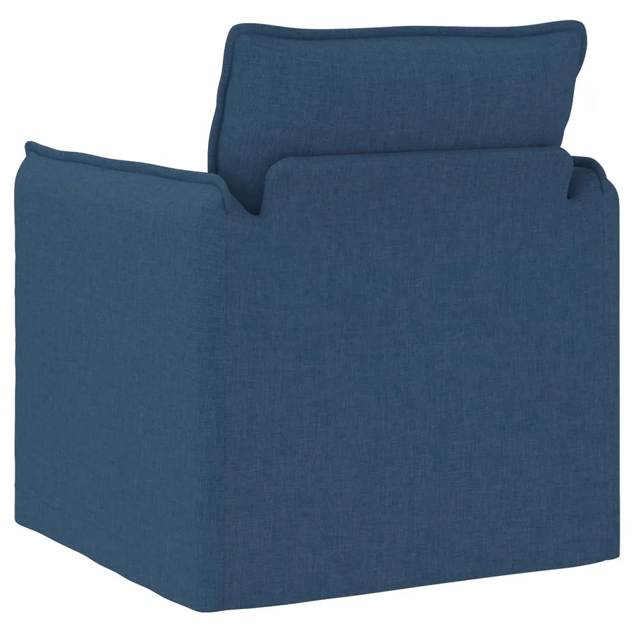 Canapé Bleu 75 x 82 x 85 cm tissu - 6