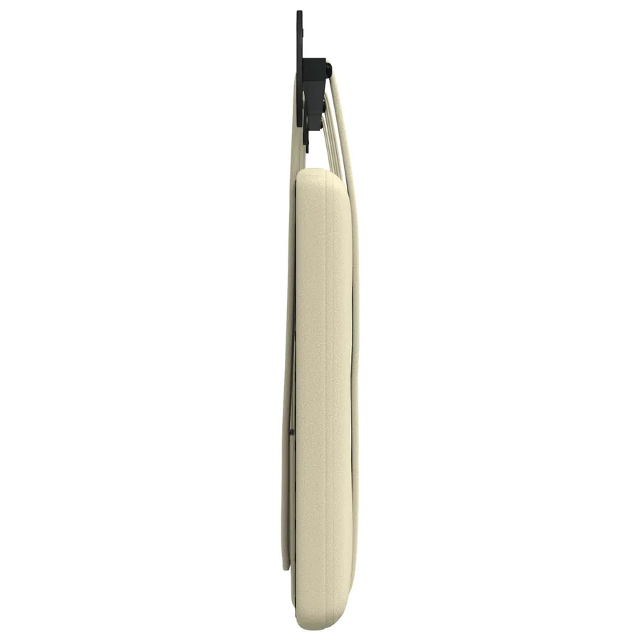 Tête de lit suspendue Crème Simili cuir - 6