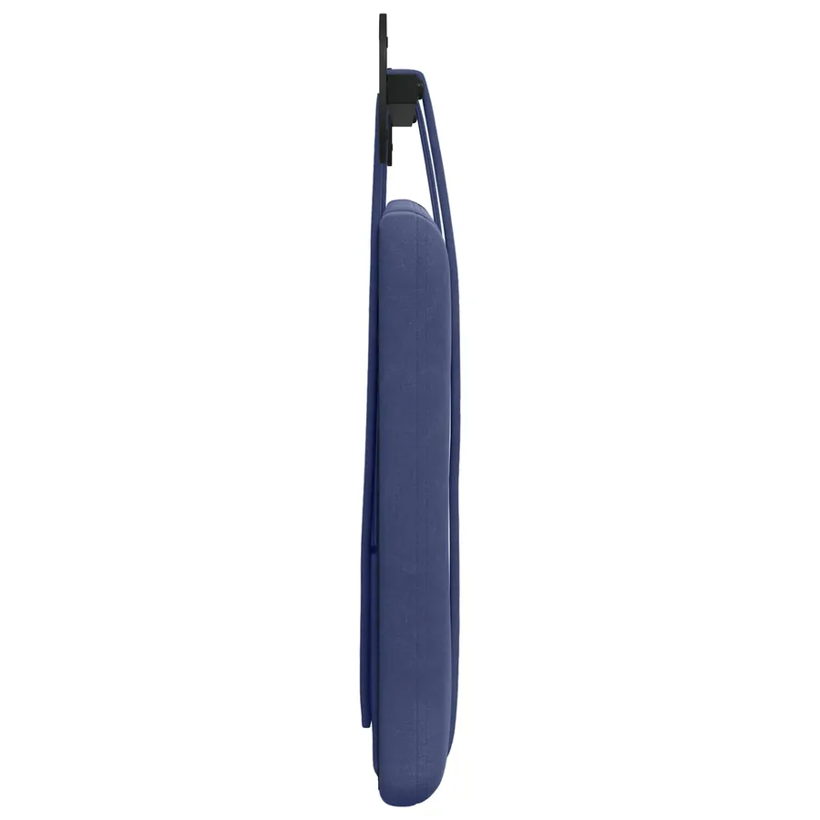 Tête de lit suspendue Bleu police Velours - 6