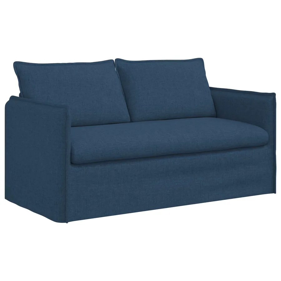 Ensemble de Canapés 2 pcs Bleu 156 x 82 x 85 cm Tissu - 5
