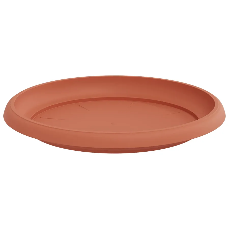 Pots de plantes 6 pcs Rouge brique Ø 30 x 25 cm Plastique - 7