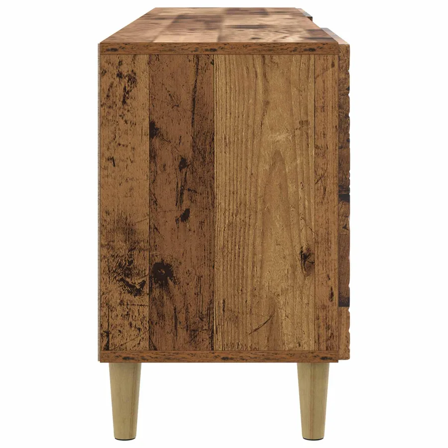 Meuble TV 99 x 34,5 x 50 cm Bois ancien Bois d'ingénierie - 6