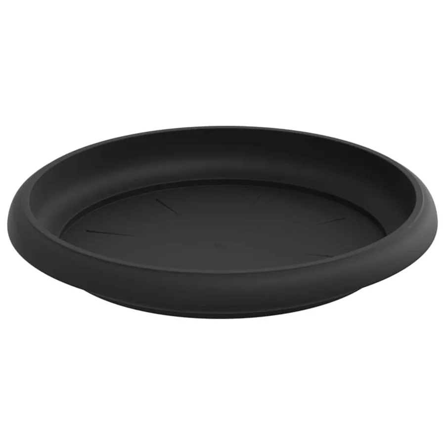 Pots de plantes 24 pcs Noir Ø 12,5 x 10 cm Plastique - 7