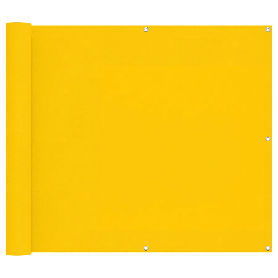 Écran de balcon Jaune 100 x 700 cm Tissu Oxford - 2