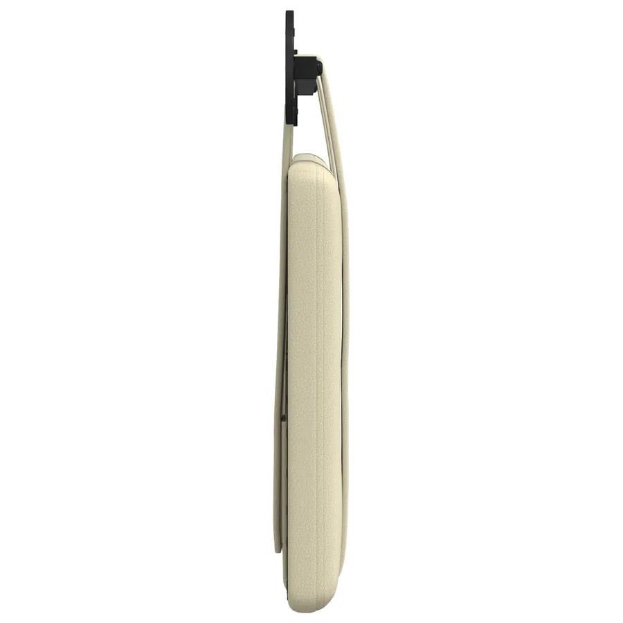 Tête de lit suspendue Crème Simili cuir - 6