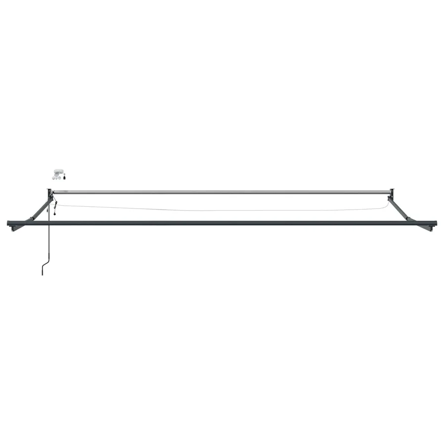 Cadre de store rétractable électrique Anthracite 4 x 2 m - 5