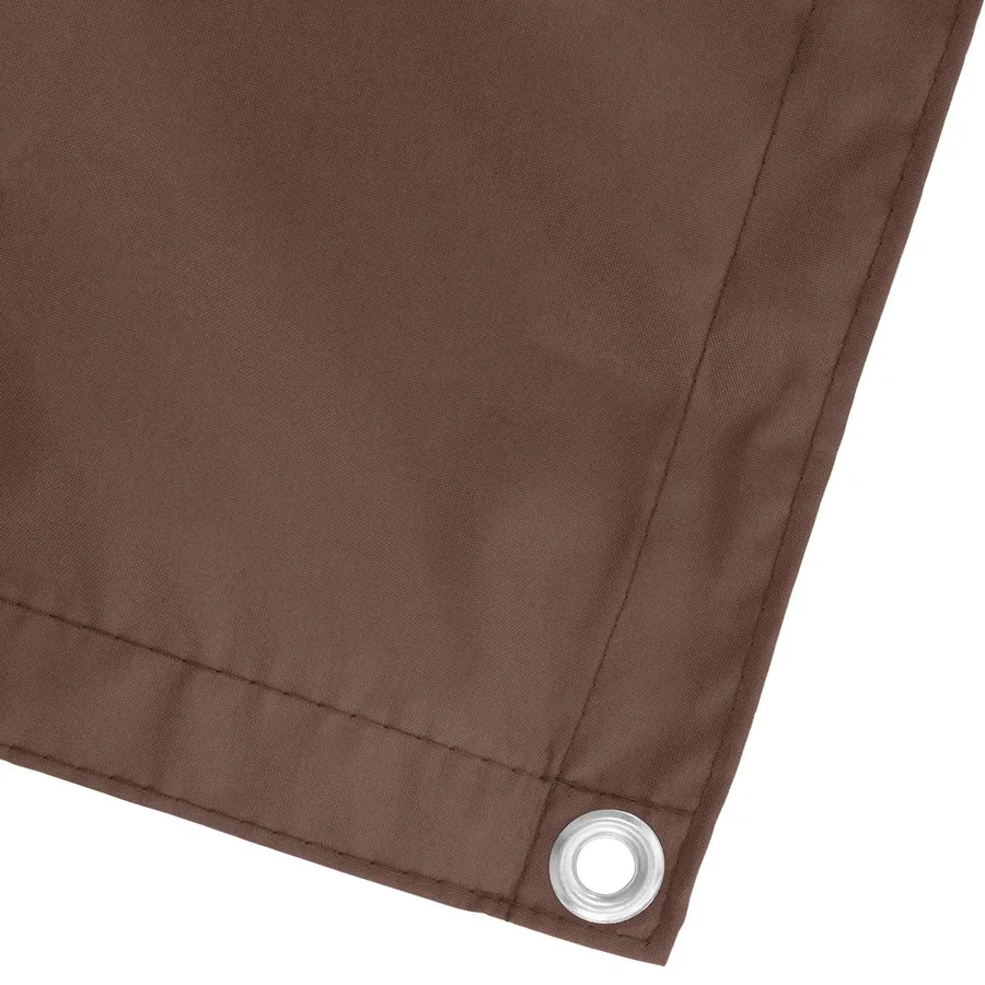 Écran de balcon Marron 100 x 200 cm Tissu Oxford - 3