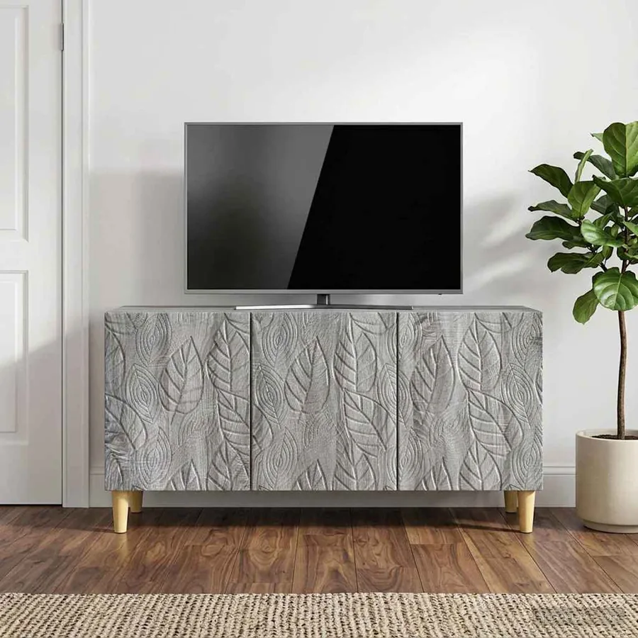 Meuble TV 99 x 34,5 x 50 cm Sonoma gris Bois d'ingénierie