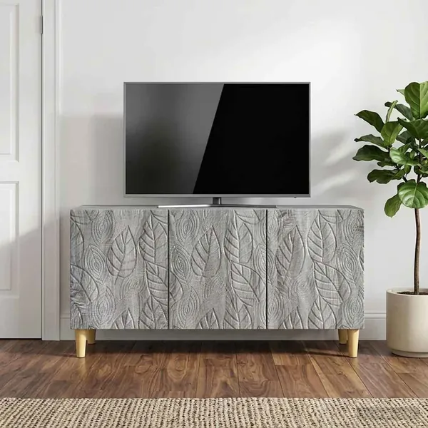 Meuble TV 99 x 34,5 x 50 cm Sonoma gris Bois d'ingénierie