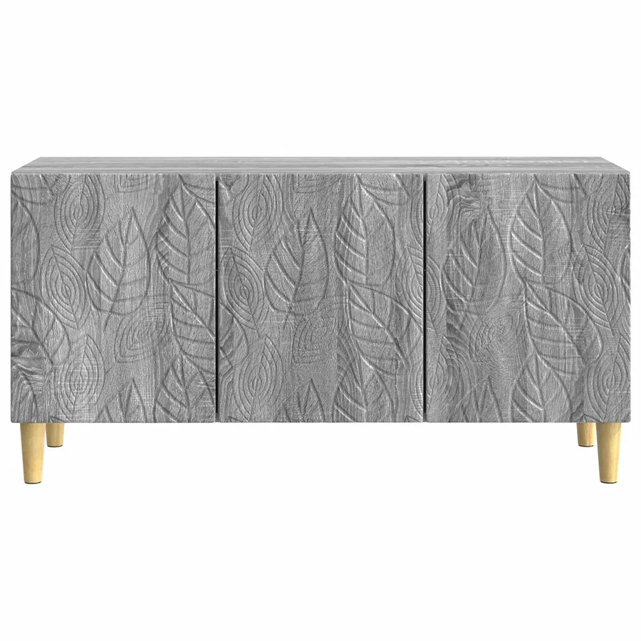Meuble TV 99 x 34,5 x 50 cm Sonoma gris Bois d'ingénierie - 5