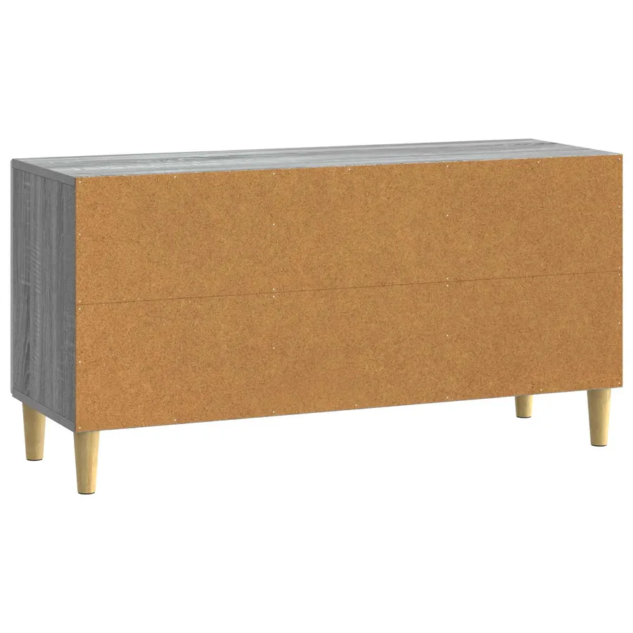 Meuble TV 99 x 34,5 x 50 cm Sonoma gris Bois d'ingénierie - 7