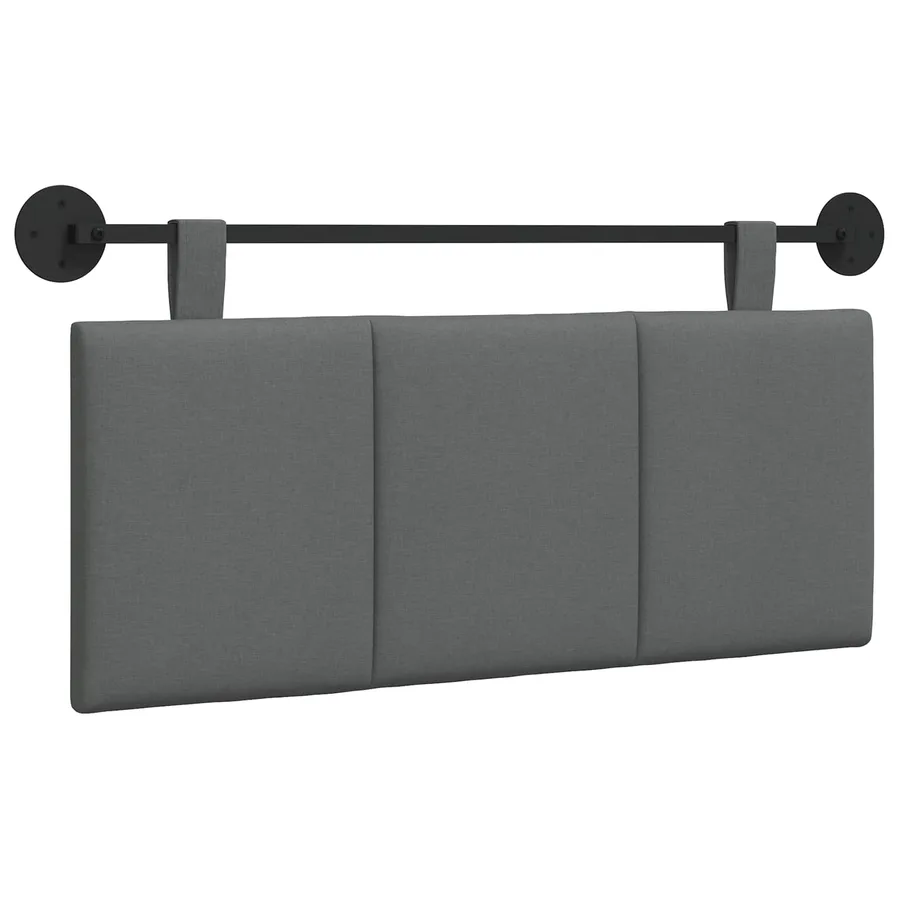 Tête de lit suspendue Gris foncé tissu - 2