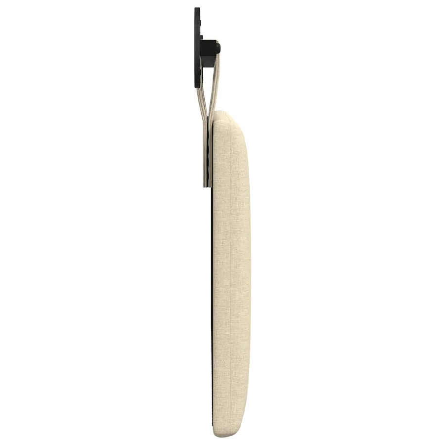 Tête de lit suspendue Crème Tissu - 6