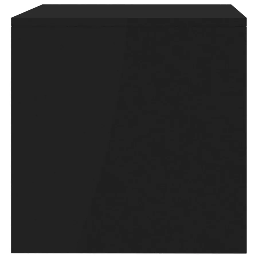 TV cabinet Black 80x40x40 cm Engineered wood - 5