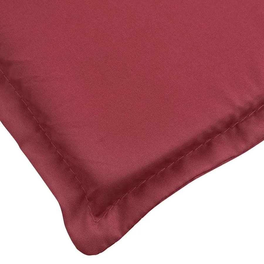 Coussin de chaise longue rouge bordeaux 186x58x4cm tissu oxford - 8