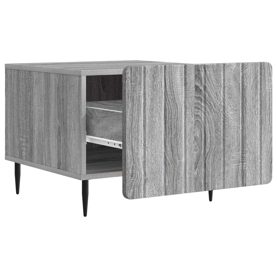 Table basse Sonoma gris 49 x 50 x 42 cm Bois d'ingénierie - 4