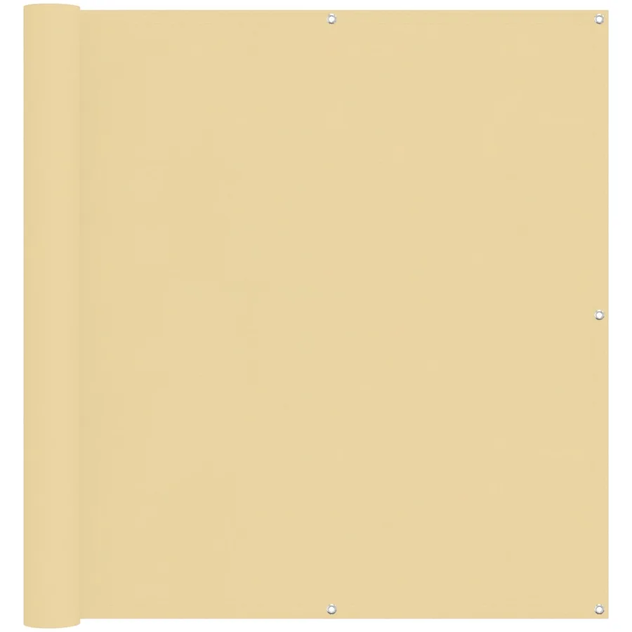 Écran de balcon Sable 110 x 500 cm Tissu Oxford - 2