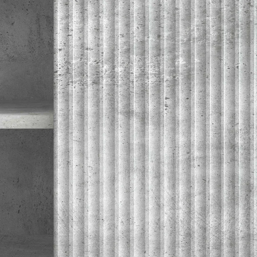 Meuble TV Gris béton 150 x 31 x 50 cm Bois d'ingénierie - 10