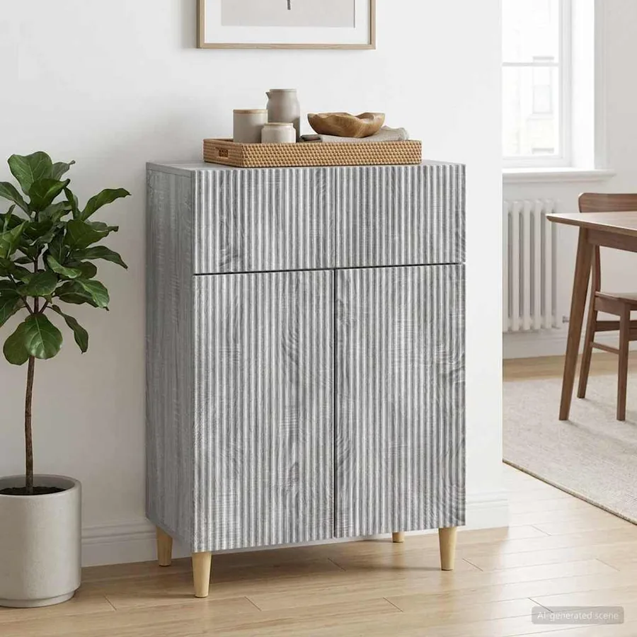 Buffet Sonoma gris 66 x 34,5 x 90 cm Bois d'ingénierie