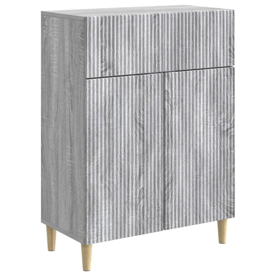 Buffet Sonoma gris 66 x 34,5 x 90 cm Bois d'ingénierie - 2