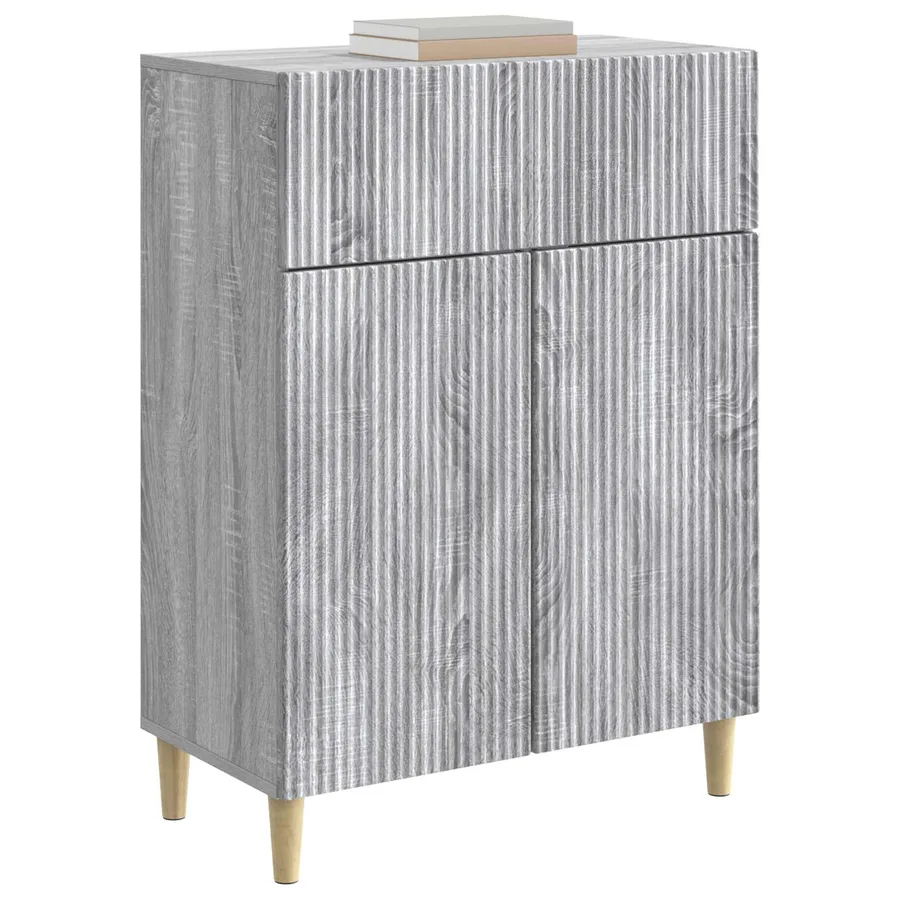 Buffet Sonoma gris 66 x 34,5 x 90 cm Bois d'ingénierie - 3