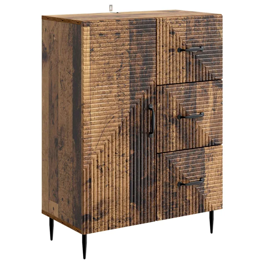 Buffet Bois ancien 66 x 34,5 x 89,5 cm Bois d'ingénierie - 2