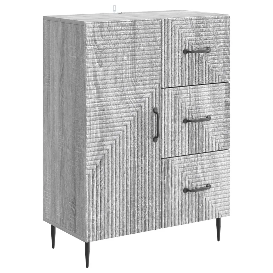 Buffet Sonoma gris 66 x 34,5 x 89,5 cm Bois d'ingénierie - 2